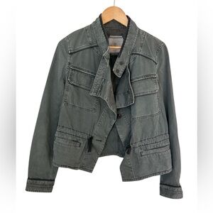 Women's Utility Jacket in Charcoal Gray